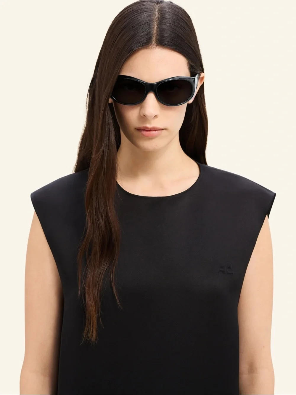 Women's Oversized Black Sunglasses